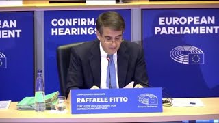 Fitto in Audizione a Bruxelles Qui non rappresento un partito o lItalia ma lEuropa [upl. by Leonardo]