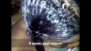 Natural Hair Transition 3 Three Months Post Relaxer Updat [upl. by Riba84]