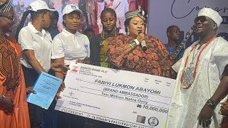 YOMI FABIYI RECEIVED 10 MILLION NAIRA AND PLOT OF LAND AS BIRTHDAY GIFT [upl. by Yelyah]