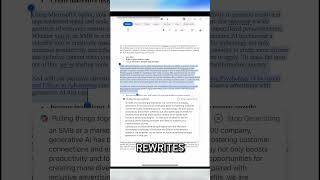 Notepad’s Got AI 🔥 See the New Rewrite Feature Microsoft AI technews [upl. by Nomae482]