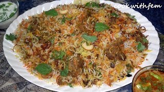 Mutton Biryani Recipe  Hyderabadi Restaurant Style Mutton Dum BiryaniPakki Akhni Ki Mutton Biryani [upl. by Ignatzia]