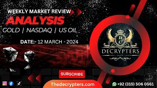 Expert Analysis NASDAQ Gold amp Crude Oil Predictions Today  decrypters [upl. by Tnilc]