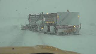 Lake Effect Snow on I81 near Watertown NY [upl. by Anujra832]