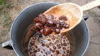 Dulceata de nuci verzi reteta traditionala veche Jam of green nuts Romanian traditional recipe [upl. by Zoes573]