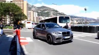 LOUD Hamann BMW X6 TYCOON Evo M in Monaco [upl. by Kenay]