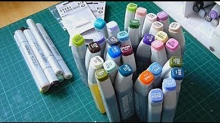 Haul feutres copic français  présentation artbook [upl. by Audras]