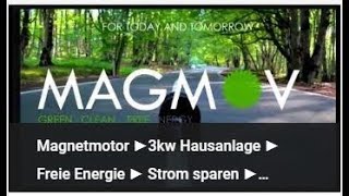 Magnetmotor ►3 kWh Hausanlage ► Freie Energie ► Strom sparen ► Bauanleitung▼▼↓ [upl. by Naynek305]