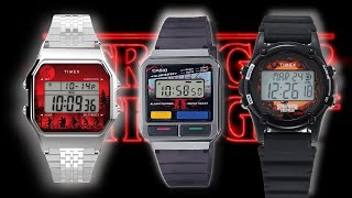 Stranger Things Themed Watches  Casio vs Timex [upl. by Natala]