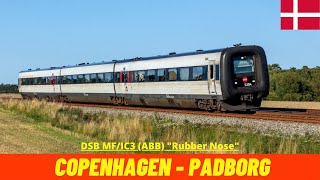 Cab Ride Copenhagen  Padborg DSB Denmark train drivers view 4K [upl. by Rettig517]