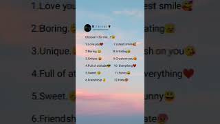 choose one from me  quotes video status  Instagram trending reel aesthetic quotesyoutubeshort [upl. by Zilada]