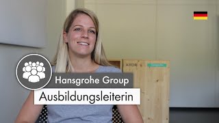 Ausbildung bei Hansgrohe  Lerne Clarissa Lehmann unsere Ausbildungsleiterin kennen [upl. by Labana390]