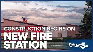 Construction begins on another Colorado Springs fire station [upl. by Raffo754]