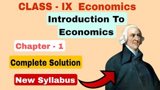 GRADE IX ECONOMIC  INTRODUCTION TO ECONOMICS WITH NOTES [upl. by Kcirednek]