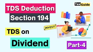 TDS on Dividend on listed Shares  Tax on dividend income  Section 194 of Income Tax Act Dividend [upl. by Aimas]