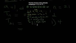 Solving Arithmetic progressions shorts maths arithmeticprogression [upl. by Esiuole]