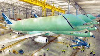 REVEALED The Secrets Behind the Making of AIRBUS BELUGA XL  Inside The AIRBUS Factory [upl. by Bowers347]