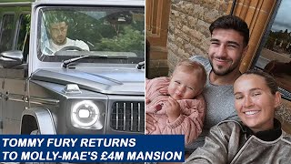 Tommy Fury returns to MollyMaes £4M mansion vowing to win back fiancée and baby Bambi after split [upl. by Nyram]