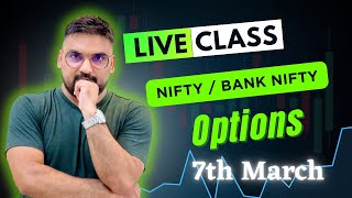 Live trading Banknifty nifty Options  07032024  Nifty Prediction live NiftyTechnicalsbyAK [upl. by Ateiluj704]