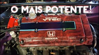 HONDA B18C4 82mm mais potente da zona  Civic EG9 [upl. by Nuhsal738]