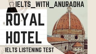 ROYAL HOTEL IELTS LISTENING TEST WITH ANSWER KEYS GT amp ACADEMIC amp UK VI IELTSbyIDP [upl. by Rorry241]