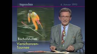 Vierschanzentournee 199495 mit Gesamtsieg von Andreas Goldberger [upl. by Hubie]