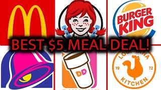 What Fast Food Restaurant Has The Best 5 Meal [upl. by Leland759]