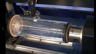 Laser making 2000 per day 4th axis engraving full setup and cut for beginners [upl. by Ahsemad]