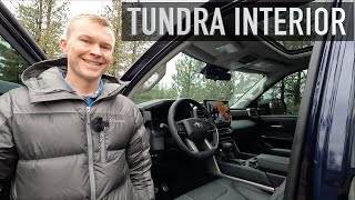 New Tundra Interior  What you get on a 2022 Tundra Limited [upl. by Theodor]