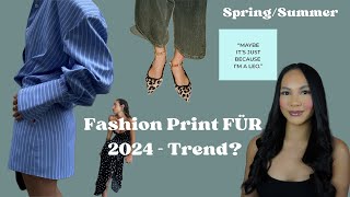 Fashion Print die 2024 im Trend sind [upl. by Henig]