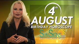 August 4th Zodiac Horoscope Birthday Personality  Leo  Part 1 [upl. by Shrier]