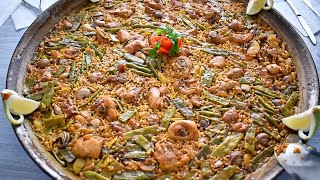 Paella valenciana la receta tradicional de uno de los platos más reconocidos del mundo [upl. by Arnulfo638]