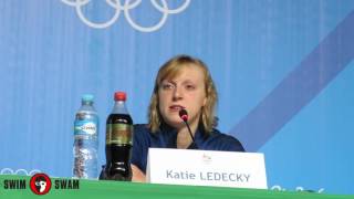 Katie Ledecky reminisces on 2012 Olympic experience [upl. by Greyso]