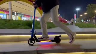 CRONY S32 Kids Electric Scooter With LED colored lights [upl. by Kimitri301]