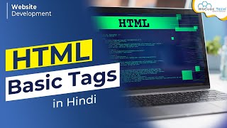 Basic HTML Tags in Hindi  Website Development Full Course in Hindi  HTML Basic Tags 03 [upl. by Neils]