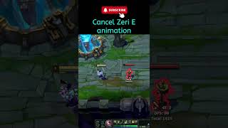 League of legends Cancel Zeri E animation leagueoflegendstips zeri adc [upl. by Alrats]