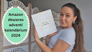 Amazon ékszeres adventi kalendárium 2024 Unboxing [upl. by Akitnahs]