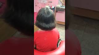 baby rasna cut ✂️ viral videobaby rasna cutbaby haircut [upl. by Hallimaj776]