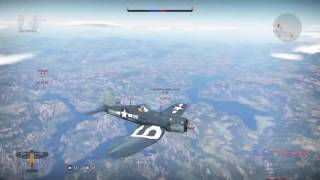 War Thunder F4U Corsair 5 Kills PS4 Arcade [upl. by Levana]