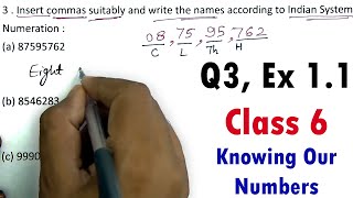 Q3 Ex 11  Chapter 1 Knowing Our Numbers  Class 6 Maths NCERT [upl. by Ted]