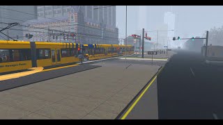 Trainz 2019 Railfanning S04 E10 Tramway Railfanning Divided Highway Railroad Crossing [upl. by Ardnaxila243]