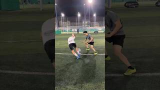 Football 1v1 Skills⚽️🔥at 1v1 challenge in Shanghai🇨🇳 shorts football soccer footballskills [upl. by Inaluahek233]