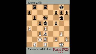 Alexander Alekhines Queen Sac that Destroyed the Enemy king Alekhine Legacy [upl. by Darell]