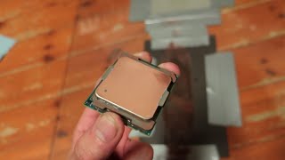 Cascade LakeX 10980XE CPU Lapping to Gain More Performance for Free [upl. by Ezana798]