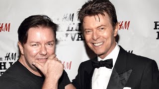 The Best of David Bowie amp Ricky Gervais Together w Conan OBrien [upl. by Aimo]