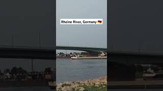 Rheine River of Düsseldorf Germany 🇩🇪 rheine dusseldorf germany shorts viralvideo [upl. by Garibold]