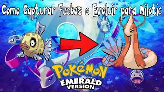 Como Capturar Feebas e Evoluir para Milotic MÉTODO SEM ERRO no Pokémon Emerald [upl. by Ssilb]