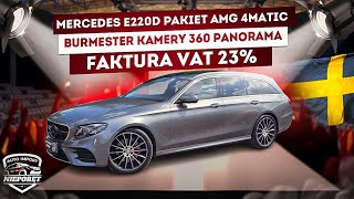 MERCEDES EKLASA W213 ✅️ PAKIET AMG ✅️ 4MATIC ✅️ BURMESTER ✅️ PANORAMA ✅️ FV23 [upl. by Yam]