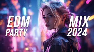 EDM PARTY MIX 2024  Best Techno amp Electro House Music 2024 [upl. by Atahs899]