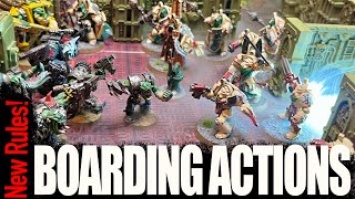 Warhammer 40k New Boarding Actions 10th edition  Deathwing vs Orks battlereports [upl. by Checani]