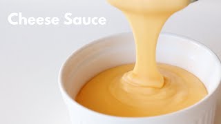 EASY HOMEMADE CHEESE SAUCE RECIPE  NACHO CHEESE SAUCE RECIPE [upl. by Ennaehr223]